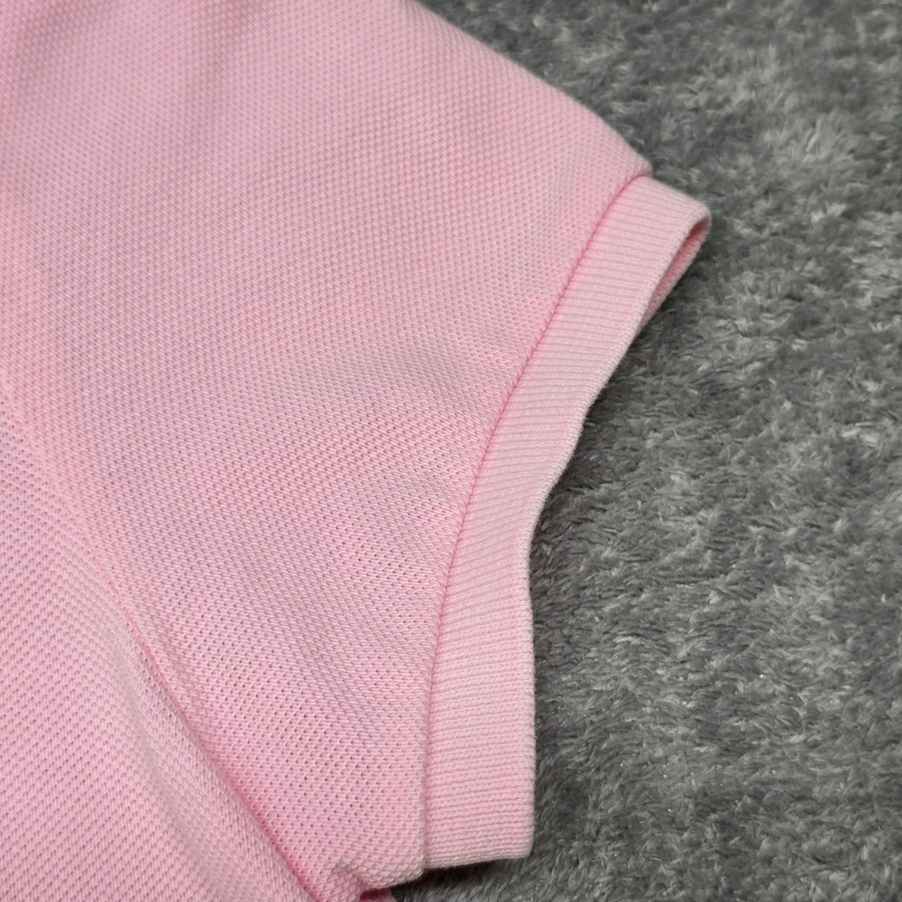 Polo Ralph Lauren The Mesh Mini Polo Dress Womens S Pink Blue Pony Cotton - Picture 8 of 13